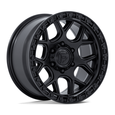 Fuel Wheel - Fuel Wheel, 20X9, FC908 PUMA, MATTE BLACK W/ GLOSS BLACK LIP