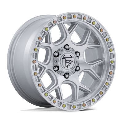 Fuel Wheel - Fuel Wheel, 17X9, FC908 PUMA, GLOSS SILVER W/ MACHINED FACE