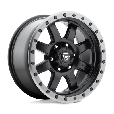 Fuel Wheel - Fuel Wheel, 17X8.5, D551 TROPHY, MATTE BLACK GUN METAL RING