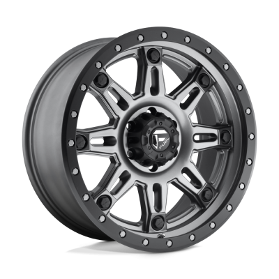 Fuel Wheel - Fuel Wheel, 20X9, D568 HOSTAGE III, MATTE GUNMETAL BLACK BEAD RING
