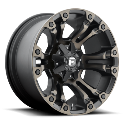 Fuel Wheel - Fuel Wheel, 15X8, D569 VAPOR, MATTE BLACK DOUBLE DARK TINT