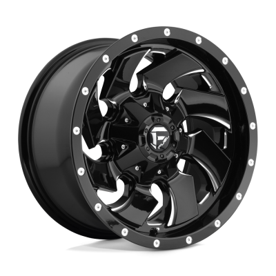 Fuel Wheel - Fuel Wheel, 17X9, D574 CLEAVER, GLOSS BLACK MILLED