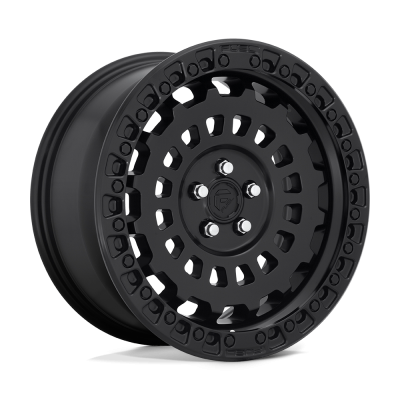 Fuel Wheel - Fuel Wheel, 17X8, D633 ZEPHYR, ARMY GREEN W/ M-GNMTL RING