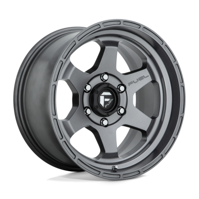 Fuel Wheel - Fuel Wheel, 16X7, D665 SHOK, MATTE ANTHRACITE