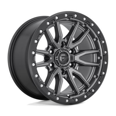 Fuel Wheel - Fuel Wheel, 17X9, D680 REBEL, MATTE GUNMETAL BLACK BEAD RING