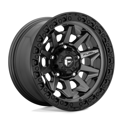 Fuel Wheel - Fuel Wheel, 20X9, D716 COVERT, MATTE GUNMETAL BLACK BEAD RING