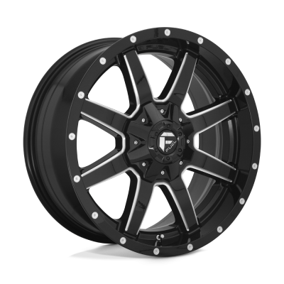 Fuel Wheel - Fuel Wheel, 17X8.5, D610 MAVERICK, GLOSS BLACK MILLED
