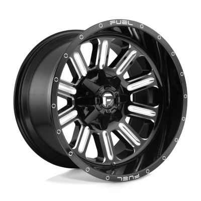 Fuel Wheel - Fuel Wheel, 20X9, D620 HARDLINE, GLOSS BLACK MILLED