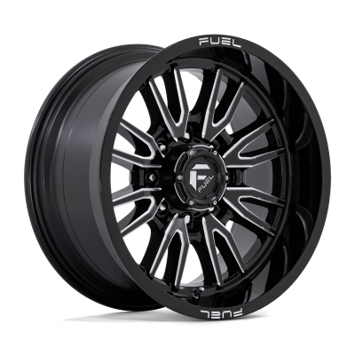 Fuel Wheel - Fuel Wheel, 20X10, D761 CLASH, GLOSS BLACK MILLED