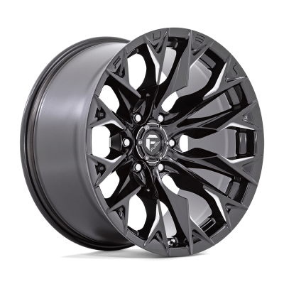 Fuel Wheel - Fuel Wheel, 20X10, D803 FLAME, GLOSS BLACK MILLED