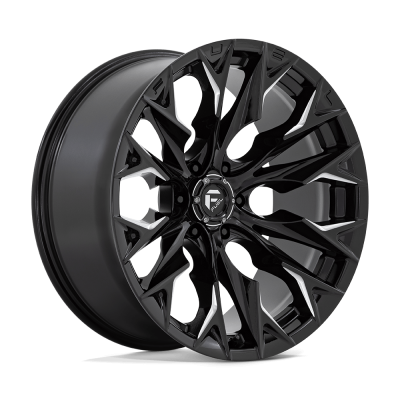 Fuel Wheel - Fuel Wheel, 22X10, D803 FLAME, GLOSS BLACK MILLED