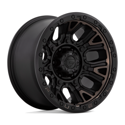 Fuel Wheel - Fuel Wheel, 17X9, D824 TRACTION, MATTE BLACK W DOUBLE DARK TINT