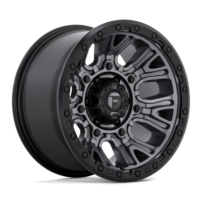 Fuel Wheel - Fuel Wheel, 17X9, D825 TRACTION, MATTE GUNMETAL W/ BLACK RING
