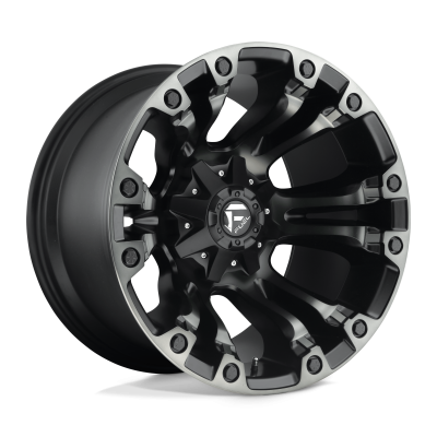 Fuel Wheel - Fuel Wheel, 17X9, D851 VAPOR, MATTE BLACK GRAY TINT