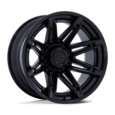 Fuel Wheel - Fuel Wheel, 20X10, FC401 BRAWL, MATTE BLACK W/ GLOSS BLACK LIP