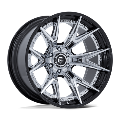 Fuel Wheel - Fuel Wheel, 20X10, FC402 CATALYST, CHROME W/ GLOSS BLACK LIP
