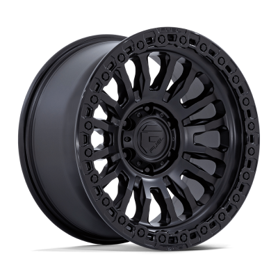 Fuel Wheel - Fuel Wheel, 17X8.5, FC857 RINCON, MATTE BLACK W/ GLOSS BLACK LIP