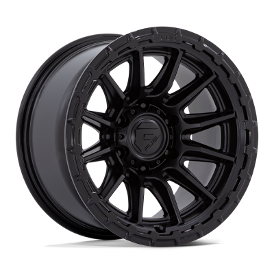 Fuel Wheel - Fuel Wheel, 20X10, FC866 PISTON, BLACKOUT W/ GLOSS BLACK LIP