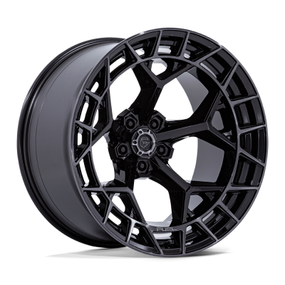 Fuel Wheel - Fuel Wheel, 20X10, FC873 CHARGER, GLOSS BLACK BRUSHED DARK TINT