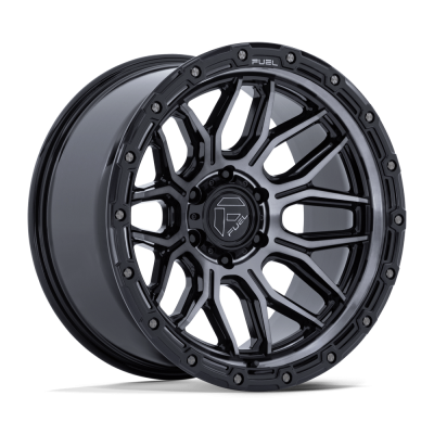 Fuel Wheel - Fuel Wheel, 20X10, FC881 SURGE, GLOSS BLACK MACHINED W/ GTCC