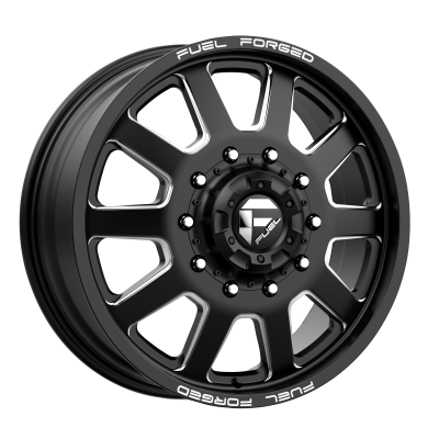 Fuel Wheel - Fuel Wheel, 22X8.25, DE09 FF09D, MATTE BLACK MILLED