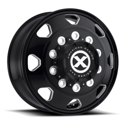 ATX SERIES - AO401 OCTANE 22.5X8.25 10X11.25 G-BLK MILL FRT