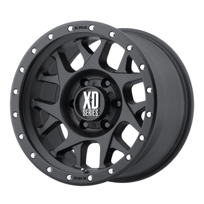 XD SERIES WHEELS - XD127 16X7 5X4.5 M-GRAY BLK RING +35MM