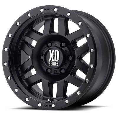 XD SERIES WHEELS - 18 x 8.5 XD  MACHETE SATIN BLACK - 5X120 - 6.09" BS