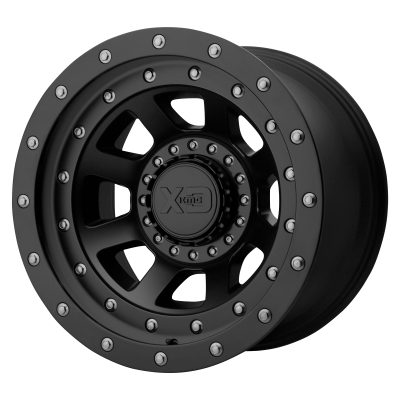 XD SERIES WHEELS - 20 x 12 XD  FMJ SATIN BLACK - 5X5.0/5.5 - 4.77" BS