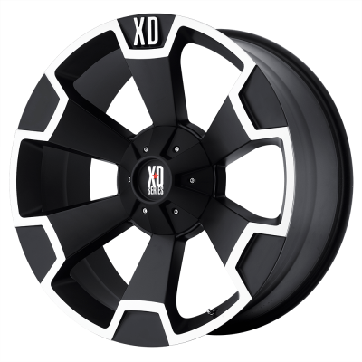XD SERIES WHEELS - XD803 TMP 20X9 5X5.5/150 M-BLK/MCH +35MM