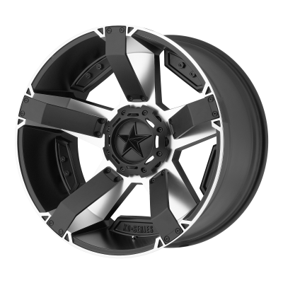 XD SERIES WHEELS - 20 x 9 XD  RS2 MATTE BLACK MACHINED W/ ACCENTS - 5X150 - 6.18" BS