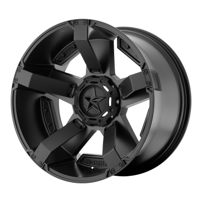 XD SERIES WHEELS - 17 x 9 XD  RS2 MATTE BLACK W/ ACCENTS - 5X5.0 - 4.53" BS