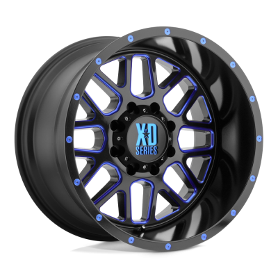 XD SERIES WHEELS - XD820 20X10 6X5.5 S-BLK MILL BTCC -24MM