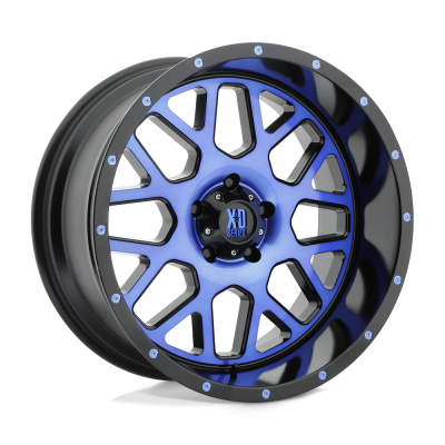 XD SERIES WHEELS - XD820 17X8.5 6X5.5 S-BLK MACH BTCC 00MM