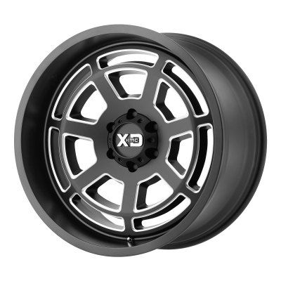 XD SERIES WHEELS - 20 x 9 XD  BONES SATIN BLACK MILLED - 6X5.5 - 5.71" BS