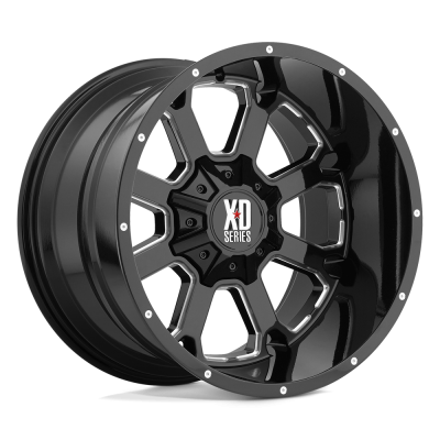 XD SERIES WHEELS - XD825 20X14 6X135/5.5 G-BLK MILL -76MM