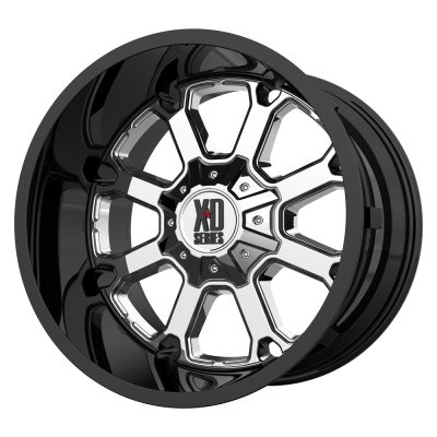 XD SERIES WHEELS - XD825 20X10 BLNK PVD/BLKLP -24MM 108-155