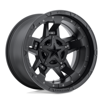 XD SERIES WHEELS - XD827 17X8 5X4.5/5 M-BLK W/ BLK ACC +35