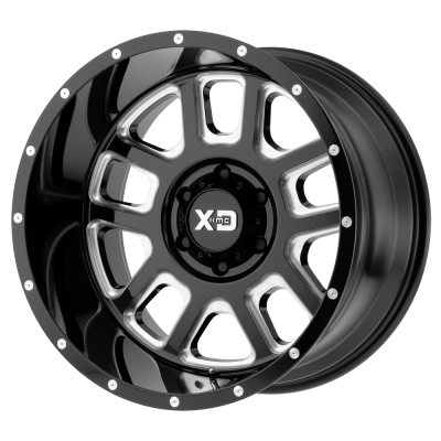 XD SERIES WHEELS - XD828 20X9 5X5.0 G-BLK MILL -12 CSFINISH