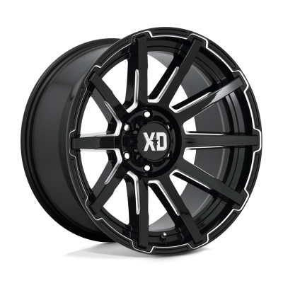 XD SERIES WHEELS - XD847 16X8 5X4.5 G-BLK MILL 10MM