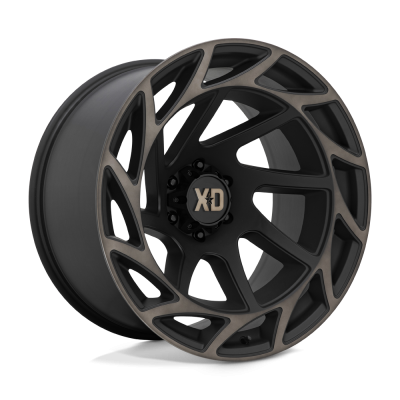 XD SERIES WHEELS - XD860 22X12 6X5.5 S-BLK BRZTCC -44MM