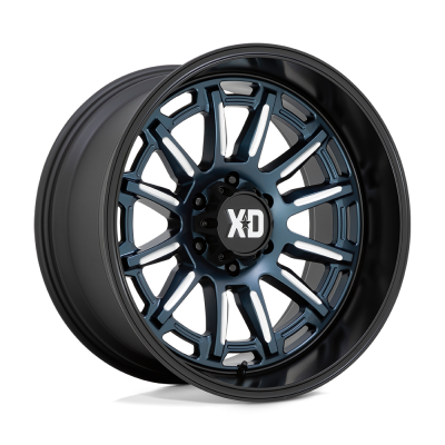 XD SERIES WHEELS - XD865 20X9 6X135 BLUE-MILL BLK-LP 00MM