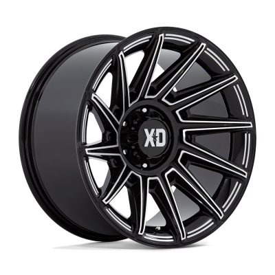 XD SERIES WHEELS - SPECTER 20X10 8X180 124 G-BLK MILL -18