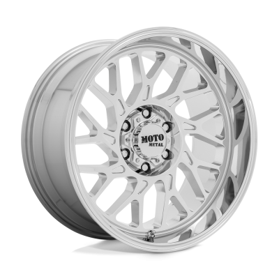 MOTO METAL - 20X10 MM MO805 CHROME 5X5.0