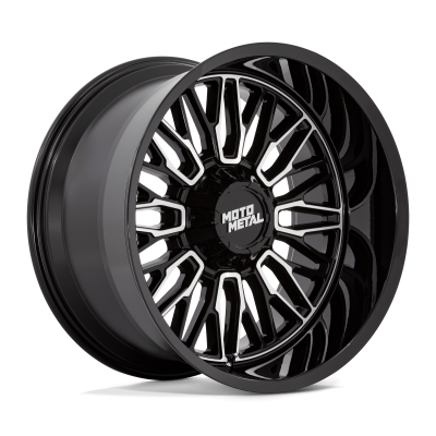 MOTO METAL - 20X9  MO809 STINGER GLOSS BLACK MACHINED 6X135/5.5