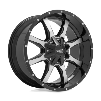 MOTO METAL - 18X9 18 MO970 GLOSS BLACK W/ MACHINED FACE 5X4.5