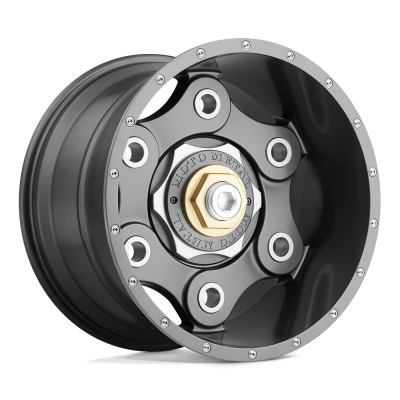 MOTO METAL - 17X9  MO977 LINK GUN METAL BLANK