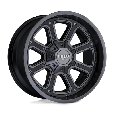 MOTO METAL - 18X9  MO984 SHIFT MATTE GRAY W/ G-BLK INSERTS 6X4.5