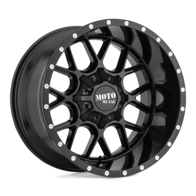 MOTO METAL - 24X14  MO986 SIEGE GLOSS BLACK 5X5.0