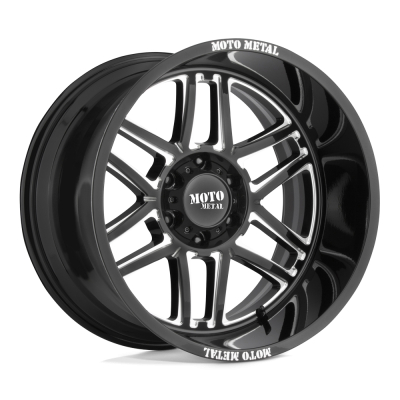 MOTO METAL - 22X10 RTCC MO992 FOLSOM GLOSS BLACK MILLED 8X6.5